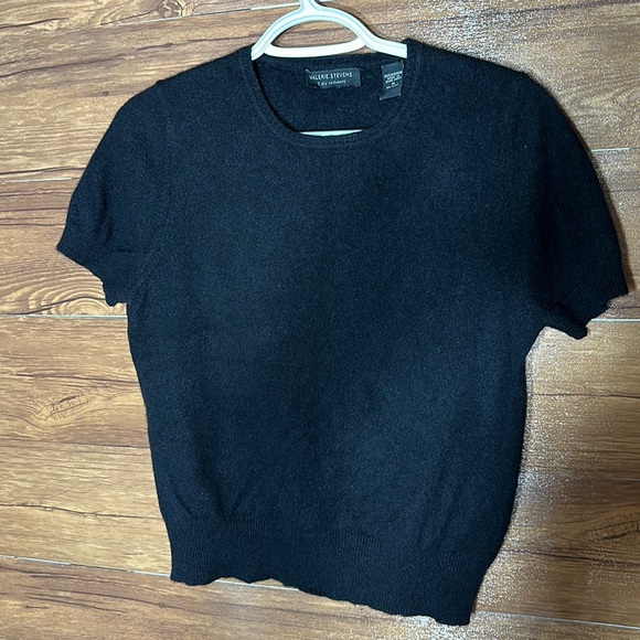 Valerie Stevens | Sweaters | Vintage Valerie Stevens 2 Ply Cashmere Black  Sweater Size Small | Poshmark